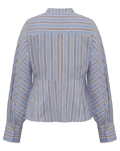 Gossia - Miego Bluse - Brown Stripes